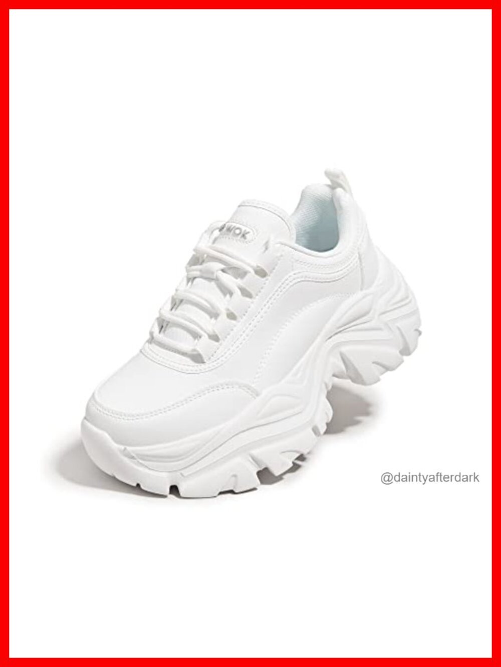 Women's Platform Chunky Sneakers Comfortable Wedge Walking Shoes